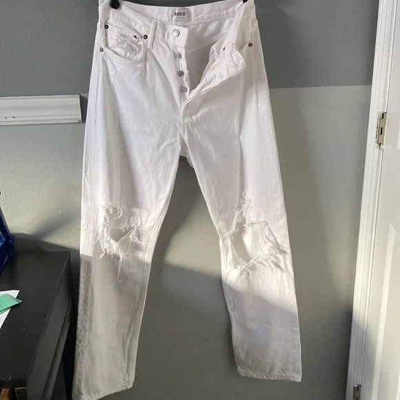 AGOLDE 90’s mid rise loose in vanish jeans #311